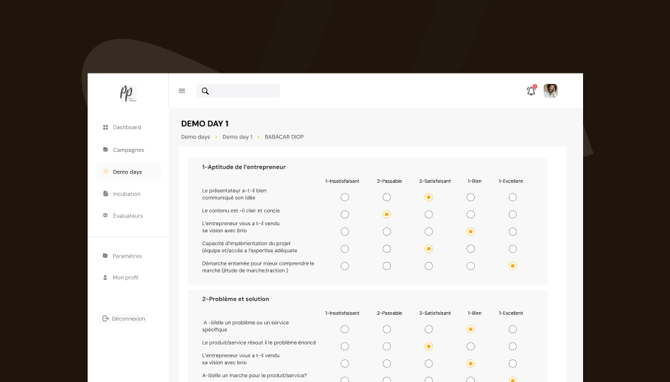 Projet Pitch Palabre